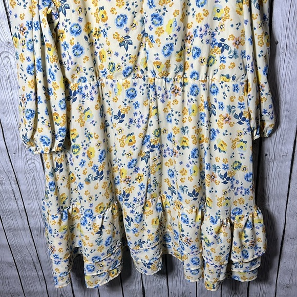 A Love Story Finley Long Sleeve Ruffle Trim Dress size 3x - Picture 11 of 12